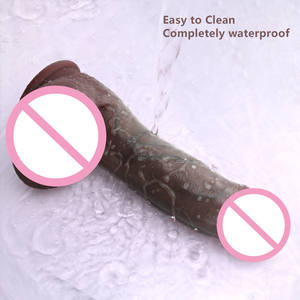 Dildo Realistis Ukuran Besar untuk Wanita, Dildo Raksasa Mirip Asli 12,6 Inci, <span class=keywords><strong>Penis</strong></span> Besar, Mainan Seks Masturbasi untuk Wanita, Pijat Silikon - Product Image 5