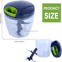 Multifunctionele Handmatige Handmatige Pull Voedsel Ui Chopper, Draagbare Keuken Knoflook Chopper Voor Groenten, Fruit, Vlees, Paprika