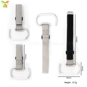 Ganchos para carrito, colgadores para carrito, mosquetones, clips para bolsas de compras, gancho giratorio, gancho para cochecito de bebé - Product Image 3