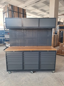 Cao cấp Modular bàn làm việc với overhead tủ công cụ ngực 21 ngăn kéo với bánh - Product Image 3