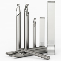 Fresa Espiral de un Solo Filo BEILI de 3-12mm, HSS 6542, para Fresado de Aluminio, Máquina de Grabado CNC, Perfil de Plástico y Acero