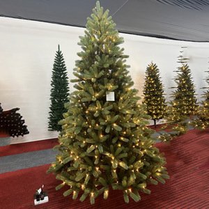 Arbre de Noël commercial d'extérieur 3m 4m, résistant aux UV, imperméable, grand arbre de Noël artificiel ignifuge pour place publique, toit - Product Image 5