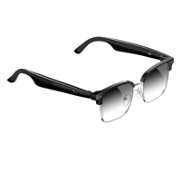 Lunettes Intelligentes de Traduction W100D avec Contrôle Vocal par APP, Étanchéité IPX-4, Lecture Musicale 1080P et Assistant IA