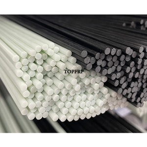 Black Fiberglass <b>Rod</b> FRP Pultruded Round Bars - Product Image 2