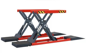 Elevador de tijera hidráulico de alto rendimiento, polipasto ajustable para vehículos de capacidad 4T para reparación y mantenimiento de automóviles - Product Image 5