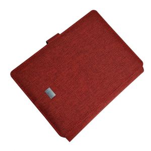 Luxury A5 Business Smart Notebook Wireless Charger Fabric Cover Portfolio with Card Wallet <b>Pen</b> Loop for Executive Gift - Product Image 4