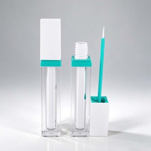 Tube carré transparent vide pour eye-liner, double couche, en plastique, pour emballage cosmétique - Vente chaude - Product Image 1