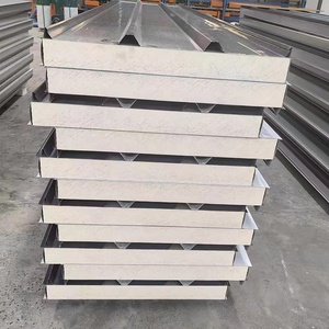 Màu thép tấm và EPS đá len PU PIR cách điện bánh <span class=keywords><strong>sandwich</strong></span> <span class=keywords><strong>Panel</strong></span> cho kim loại xây dựng Roof slab chống cháy - Product Image 2