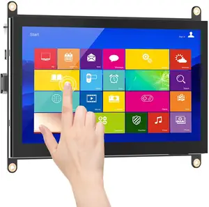 Commercio all'ingrosso 10 10.1 15 15.6 pollici Raspberry Pi 3 Touch Screen USB Open Frame Display Monitor LCD capacitivo impermeabile