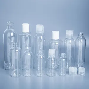 Botellas de Plástico Vacías PARA EL Cuidado DE LA Piel, Set de Artículos de Tocador de Hotel, 30ml, 50ml, 60ml, 100ml, 200ml