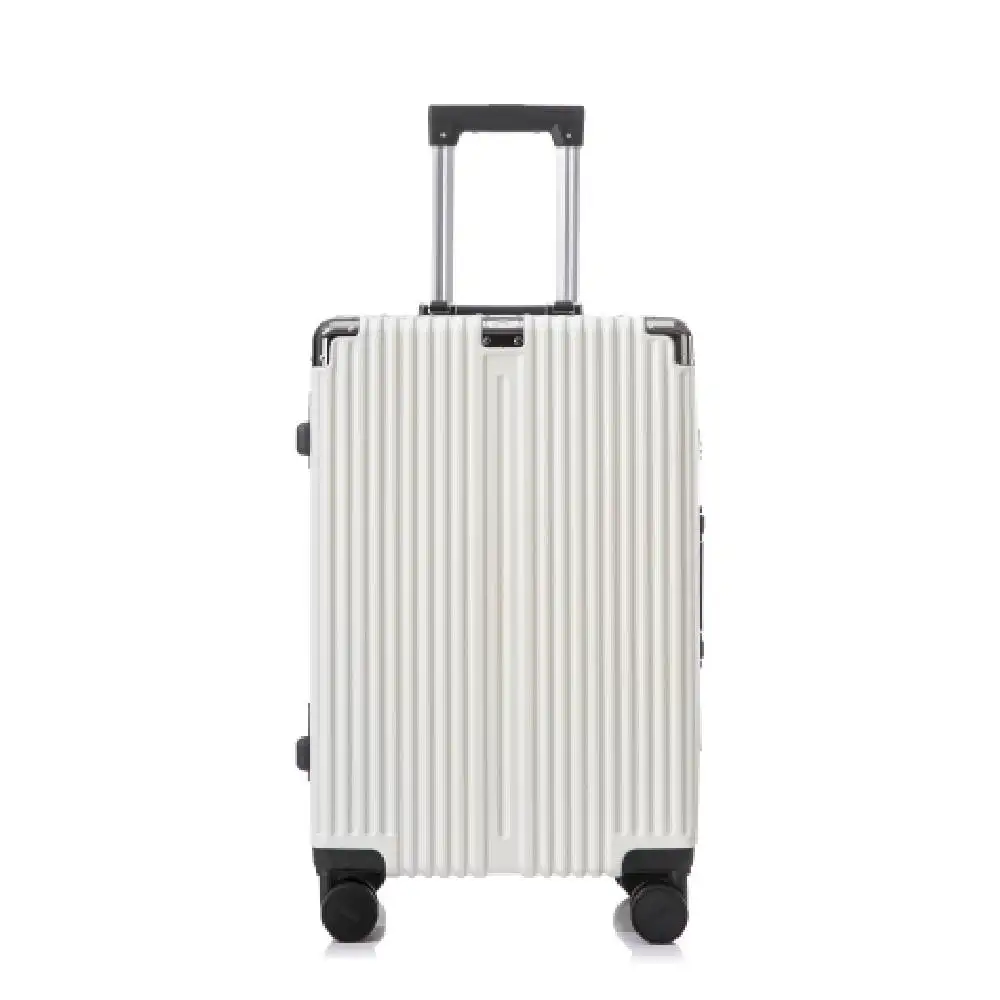 Valigia da uomo leggera personalizzata in alluminio con trolley borse da viaggio di lusso bagaglio a mano con ruote