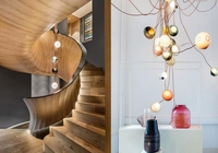 Lustre fait main sur mesure ECOJAS villa hôtel Solution d'éclairage pour toute la maison