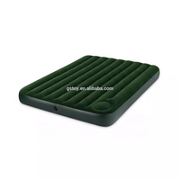 Matelas gonflable de lit d'air de double taille avec deux oreillers