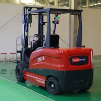 Chariot élévateur électrique 2,5 tonnes, spécifications personnalisées, système de propulsion 60V, manutention de marchandises avec longueur et largeur de fourches spéciales, performances fiables