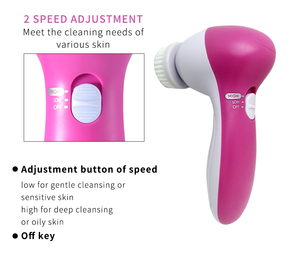 5-in-1 Electric Beauty <strong>Massager</strong> <strong>Facial</strong> Cleanser and Body Cleansing <strong>Machine</strong> for Home Use Targeted for Nose Pore Cleaning