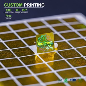 Étiquettes adhésives holographiques 3D personnalisées pour produits cosmétiques, soins de la peau, bouteilles, emballages de shampoings - Product Image 1