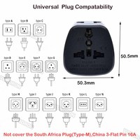Universal 13A Hong Kong Singapour Malaisie Royaume-Uni chargeur en cuivre USA Inde HK EU US AU vers UK adaptateur prise fusible