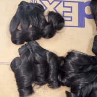 Mèches de cheveux humains bruts philippins non traités, provenant d'un seul donneur, bouclés et rebondissants, tissage machine, couleur naturelle, pour salon et usage quotidien