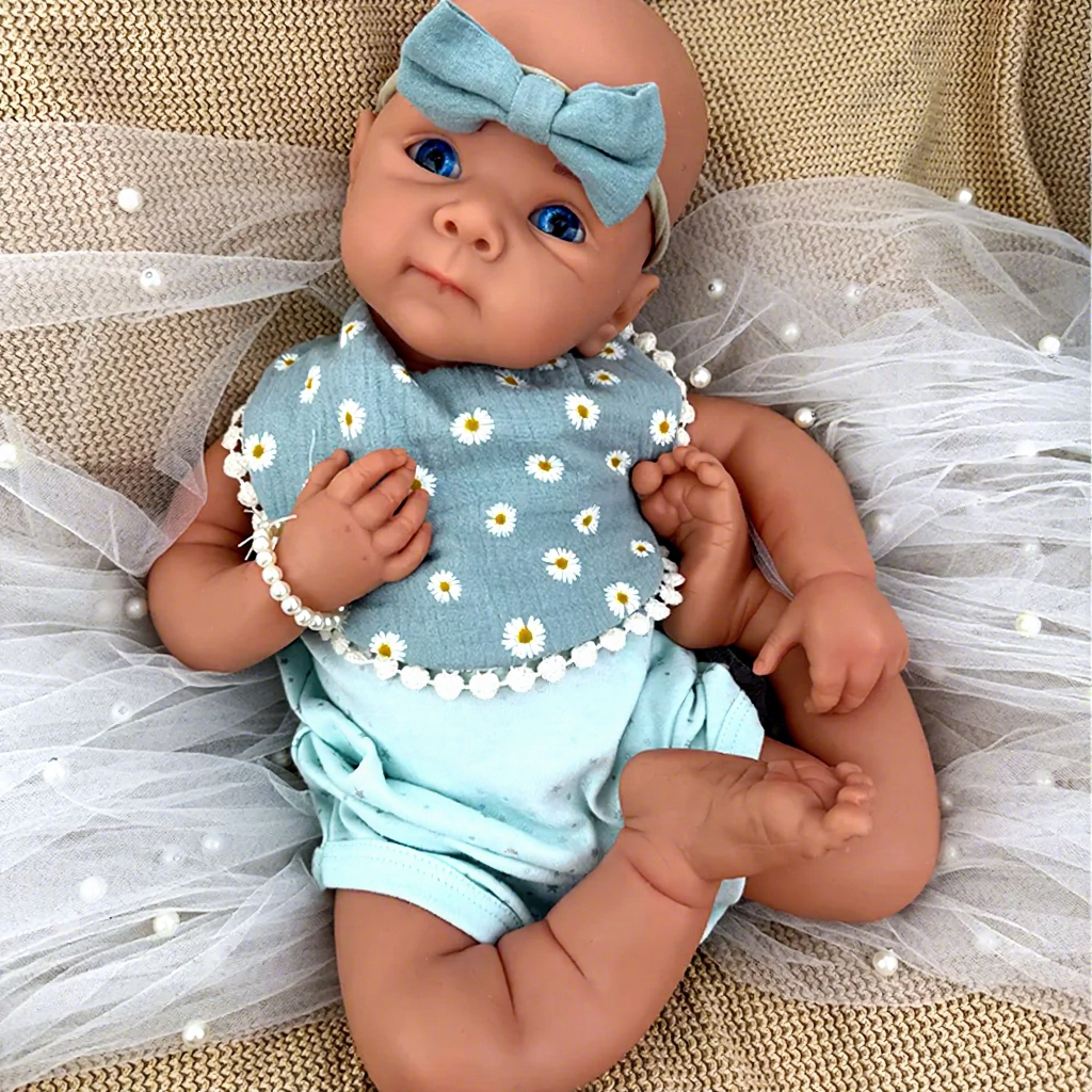 silicone newborn doll 22 inches