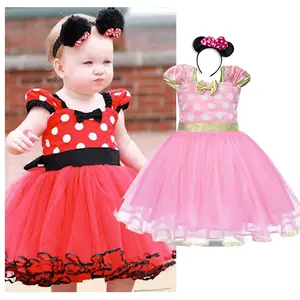 4-5 2-3 1 2 3 Tot 5 Jaar Oude Kinderen Baljurk Tutu Set Minnie Baby Kleding 1-3 Jaar Meisjes Kids Party Jurken Fancy Kids Jurk