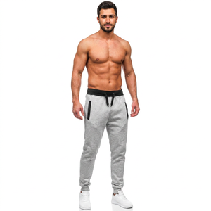 Wholesale Trouser 2026 Custom Logo Design Men's Sweat Pants Breathable Slim Fit Quick Dry High Waist Casual Sport Style - Product Image 1