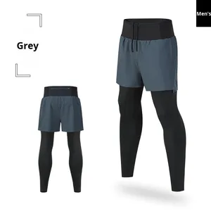 <span class=keywords><strong>Mallas</strong></span> Deportivas de Secado Rápido Dos en Uno para <span class=keywords><strong>Hombre</strong></span>, para Maratón, <span class=keywords><strong>Atletismo</strong></span> y Gimnasio, 100% Nailon, Diseño 3D, Cierre con Cordón, para Otoño - Product Image 6