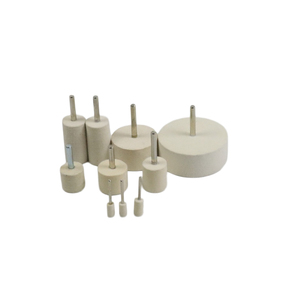 <b>Die</b> <b>Grinder</b> Abrasive Buffing Pads Polishing Wheel Wool Felt Disc Shape Medium Abrasive Grade - Product Image 2