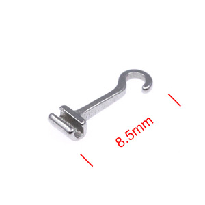 Display <b>Hook</b> 100 Mm Chrome Plated Metal <b>Wall</b> Mount Industrial Style - Product Image 2