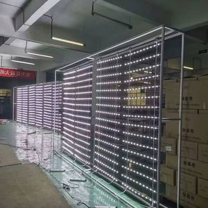 Custom Logo Exhibition Event Tension Fabric Lightbox <b>Advertise</b> Display Trade Show Double Side Aluminum Frame LED <b>Light</b> <b>Box</b> - Product Image 4