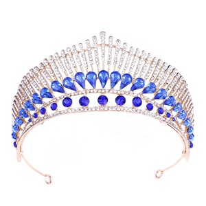 Cheerfeel <span class=keywords><strong>HP411</strong></span> de cristal, venta al por mayor de las mujeres del rhinestone nupcial tiaras de la boda concurso coronas - Product Image 1