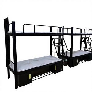 Literas de Acero para Escuelas al por Mayor, Literas Económicas para Adultos, Literas Dobles de Metal Resistente, Camas de Metal - Product Image 2