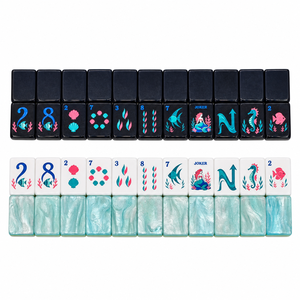 En stock – Jeu de Mahjong américain moderne à 4 couches, 160 tuiles gravées, facile à transporter – Coffret Mahjong occidental, cadeau idéal pour les amis - Product Image 5
