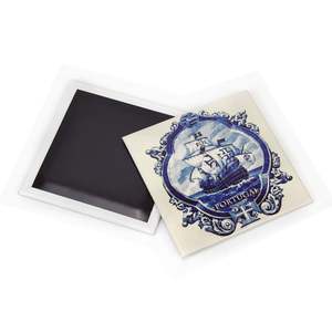 Aimants de réfrigérateur en fer blanc 50x50mm, badges carrés, aimants de réfrigérateur pour la fabrication d'objets en métal, aimants de réfrigérateur rectangulaires personnalisés - Product Image 2