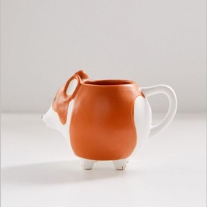 Jolie tasse à café cardigan en céramique, cœur en forme d'animal, pour le café - Product Image 3