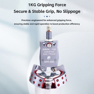 Robotic Preform Gripper Vertical Pneumatic <b>Clamp</b> Sensor Detection Cylindrical Tube Handling Injection Molding Automation Tooling - Product Image 4