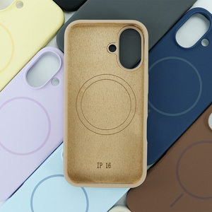 Funda de teléfono móvil de silicona líquida magnética estilo <span class=keywords><strong>Beats</strong></span> para IPhone17 16 15 14 13 12 11 Pro Max - Product Image 6