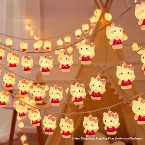 <span class=keywords><strong>Hello</strong></span> <span class=keywords><strong>Kitty</strong></span> LED Chuỗi Đèn PVC Phim Hoạt Hình Mèo Con Trang Trí Phòng Cho Trẻ Em Của Sinh Nhật Bên Vườn Bố Trí Ins Phong Cách - Product Image 4