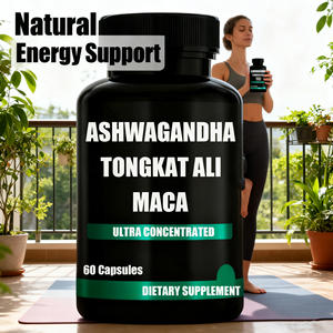 อาหารเสริมสมุนไพรสำหรับผู้ชายซูเปอร์ฟู้ด Maca PLUS แคปซูลเสริมพลังงานสำหรับผู้ชายรากมาคาสีดำสูตรเพนนิสขนาดใหญ่ - Product Image 5