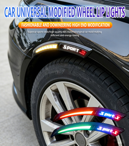 Luces Laterales Universales para Varios Modelos <span class=keywords><strong>de</strong></span> Vehículos con Luces <span class=keywords><strong>de</strong></span> Arco <span class=keywords><strong>de</strong></span> Rueda Modificadas, Luces LED <span class=keywords><strong>de</strong></span> Circulación Diurna e Intermitentes - Product Image 4