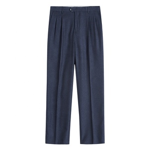 <span class=keywords><strong>Pantalon</strong></span> de smoking pour homme, double pli devant, jambe large, <span class=keywords><strong>pantalon</strong></span> de costume classique, sans repassage, vêtements de travail, <span class=keywords><strong>pantalon</strong></span> formel - Product Image 6