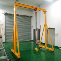 Palan électrique portable léger à cadre en A 0,5t, grue à portique mobile, télécommande sans fil, composants principaux du moteur, vente