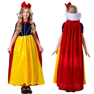 Disfraz de Blancanieves con capa para niñas de 8 a 13 años, traje para actuación en escenario, cosplay de Halloween - Product Image 1