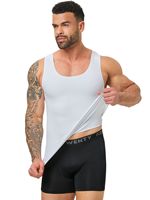 Débardeur gainant invisible pour homme, effet ventre plat, séchage rapide, sans coutures, en nylon/élasthanne tricoté, pour homme transgenre