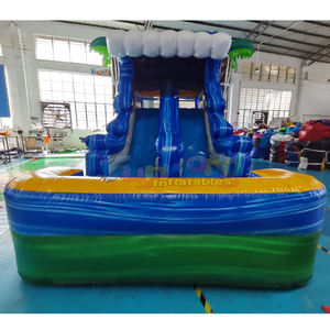 Castillo Inflable Comercial Tropical Wave con Tobogán, Brincolín Inflable para Niños - Product Image 3