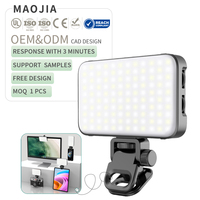 Lampe à pince LED portable, température de couleur et luminosité réglables, pour diffusion en direct, vidéo, photographie en extérieur