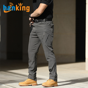 Ehanking erkek çok cep kargo pantolon erkek rahat gevşek açık dayanıklı yırtılmaz kargo pantolon X-4 XL - Product Image 2