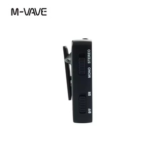 M-VAVE เครื่องรับส่งสัญญาณเสียงไร้สายแบบคู่ ดีไซน์แบบคลิปออนพลาสติกสีดำ - Product Image 4