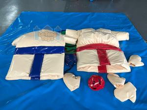 Costume de lutte de <span class=keywords><strong>sumo</strong></span> gonflable géant de haute qualité, rembourré en mousse, château de jeu, bâche en PVC de 0,55 mm, capacité de 100 à 500 kg, utilisation en intérieur - Product Image 4