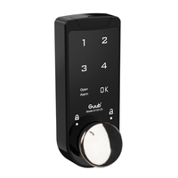 Serrure électronique universelle GUUB D152 avec clavier tactile pour porte en acier, salle de sport, bois, sécurité de niveau C, fonctions publiques/privées