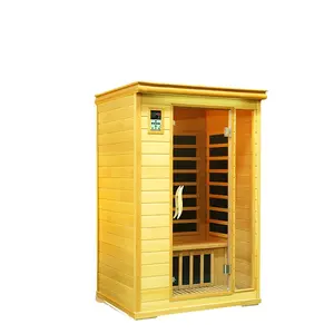 2 Persona rojo infrarrojo lejano sauna cápsula para venta